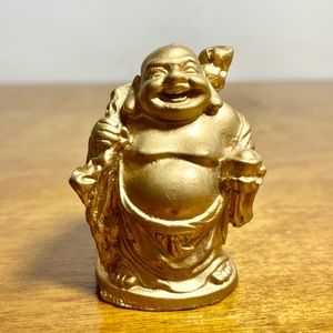 Happy Golden Buddha Figurines